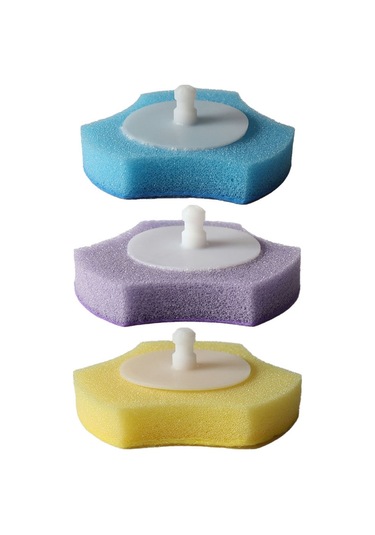 Tek Kullanımlık Tuvalet Sifonlu Yedek Fırça Sifonlu Yedekler-50 Yedek Çok Renkli