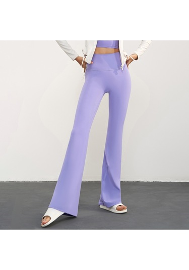 Butu Cx1597 Bootcut Nuls Free Yüksek Bel Genişletilmiş Egzersiz Yoga Taytı
