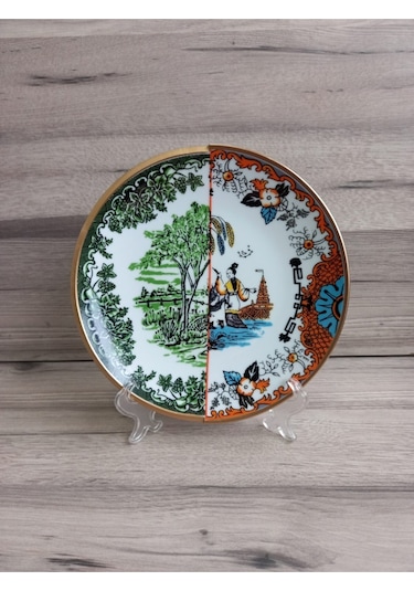Konyax Servis Tabağı Set 6 Kişilik Hybrıd6 Çok Renkli
