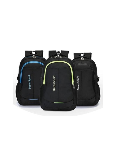 Aubyhe Erkek Çift Askılı Sırt Çantası - Öğrenci/seyahat/notebook İçin Büyük Kapasiteli, Siyah Küçük Boy Diğer