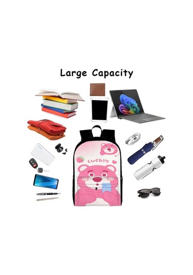 Trendooze Ve Siyah Siyah Sırt Seyahat, Organizasyon Kılıfı Kawaii Karikatür, İş, İle Gençler, Dizüstü Çoklu Çantası, Bölmeleri Bilgisayar Abd67 15.6 Us Siyah