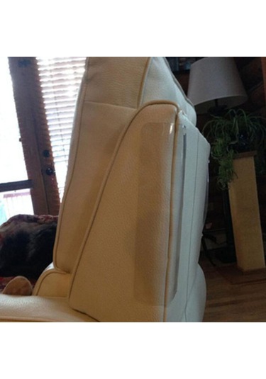 Yaleker Koltuk Koruma Şeritleri - 4'lü Paket, Kedi Tırmalama Önleyici, Şeffaf Vinil Malzeme, Kolay Kurulum