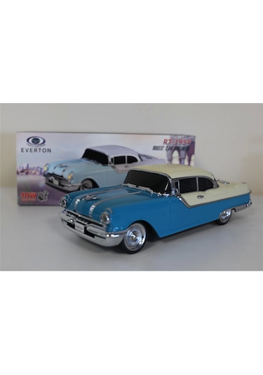 Everton Rt-1954 Mavi Arabalı Bluetooth Fm-usb-tf-aux Şarjlı Nostaljik Radyo
