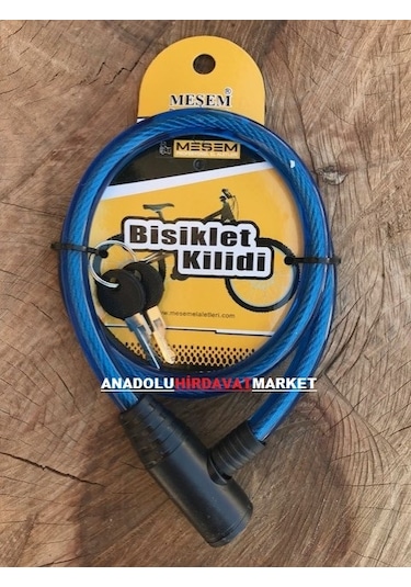 Meşem Çelik Halat Bisiklet Motosiklet Kilidi Çelik Halat Kilit
