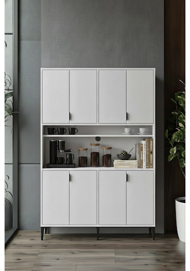 Harmony Maxi 8 Kapaklı Kahve Köşesi Beyaz