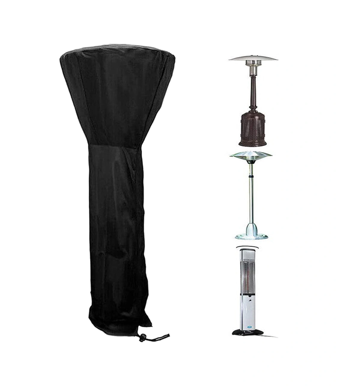 Neevoyu 210d Oxford Pu Kaplama Bahçe Isıtıcı Koruması - Su Geçirmez, Yağmur Ve Güneş Tenkidi - 221x85x48 Cm S Boyutu