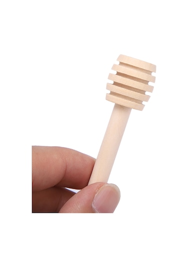 Yaozixa 24 Adet 8cm Ahşap Bal Kaşığası - Doğal Malzeme, Gıda Grubu, Bal/siro/sikma Kolay Dağıtım, Mutfak Gereci