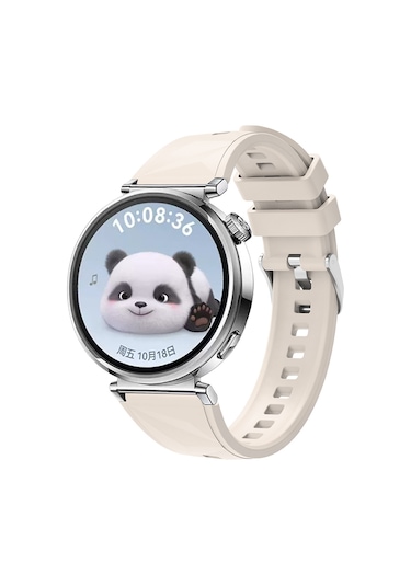 Xemu Huawei Watch Gt5 41mm Uyumlu Krd-129 Silikon Kordon Strap Kayış-starlight