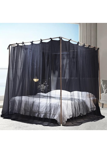 Suntek 4 Köşe Direkli Yatak Gölgelik Ağı Çocuk Odası Ev 200cmx220cmx210cm