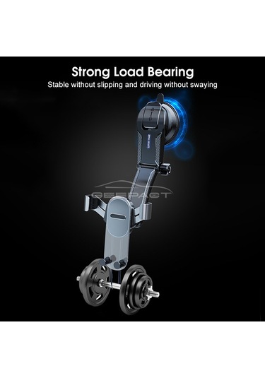 Geepact Araç Telefonu Tutucu Araç Montaj Aparatları 360 Ayarlanabilir Telefon Standı Kontrol Paneli Telefon Tutucu Titreşim Önleyici Telefon Tutucu Araç Vantuz Telefon Braketi -