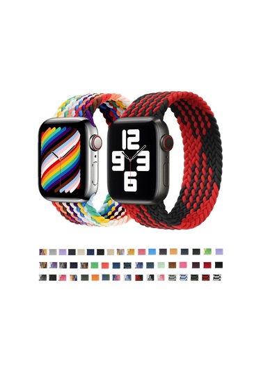 iOS Uyumlu Watch Serisi 9 & 8 & 7 41mm / Se 3 & Se 2 & Se & 4 40mm / 3 & 2 & 1 38mm, Uzunluk: 145mm