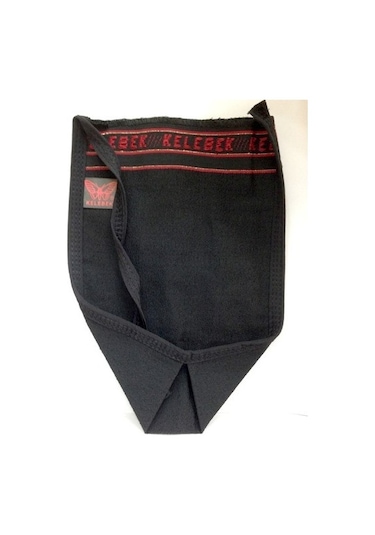 Kelebek Kese Kıvrık Tellak Hamam ve Banyo Kesesi 3'lü Siyah