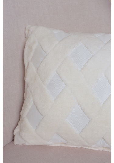 Cross Welsoft Jakarlı Dekoratif Kırlent Kılıfı 43x43 - Ztcross KARIŞIK