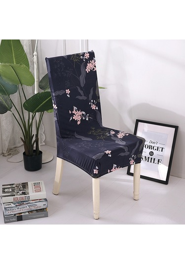 Baskılı Sandalye Kılıfı Yumuşak Süt İpeği Ev Oturumu Koruyucu Esnek Anti Toz Diğer
