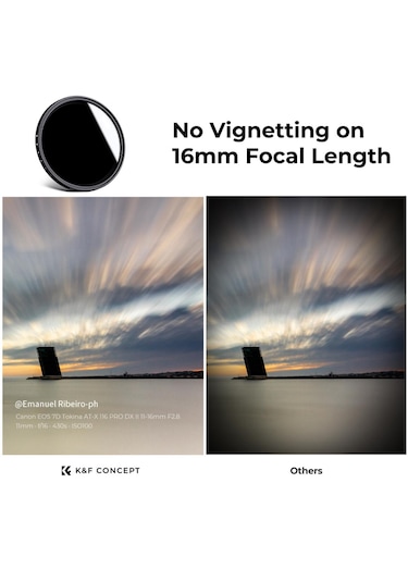 K&f Concept 58 MM ND2-ND400 Varıable ND 1-9 Arası Değişken Filtre