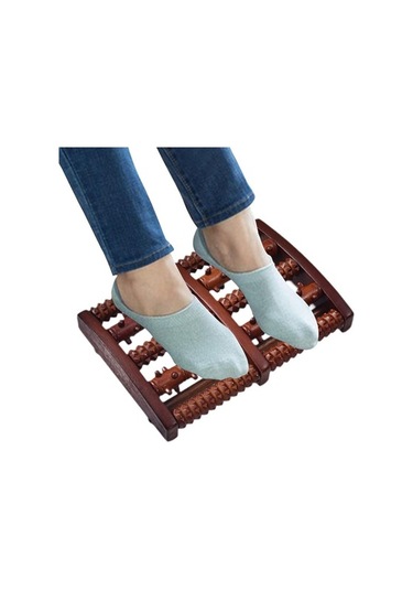 Electronıc Outlet Suntek Sırt Silindiri Masaj Eller Çıkıntı Ayrı Ayak Aleti 4-ayrı-çıkıntı 4 Yq Kahverengi