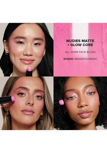 Nudestix Yanak + Göz + Dudak Renklendirici Işıltılı Stick Magenta Magic 6gr Magenta Magic