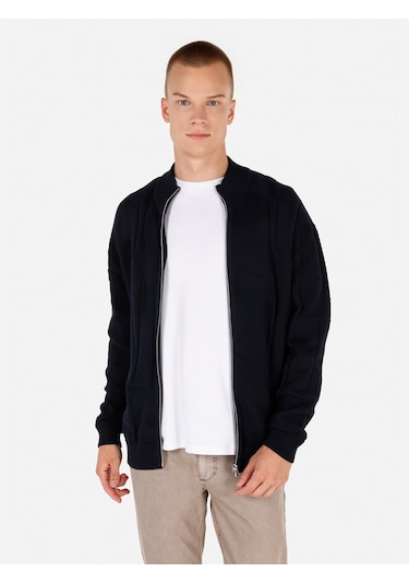 Colins Lacivert Erkek Hırka Lacivert