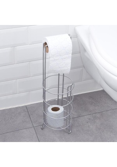 Suntel Yedekli Tuvalet Kağıtlığı Gri