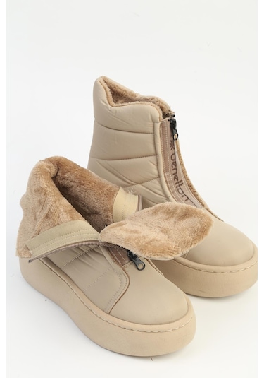 Benetton Bn-50103 Vizon Kadın Bot 001