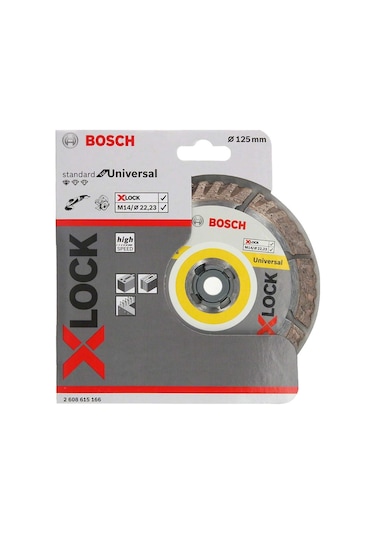Bosch X-Lock Standard For Universal 125 mm Elmas Kesici Disk - 2608615166