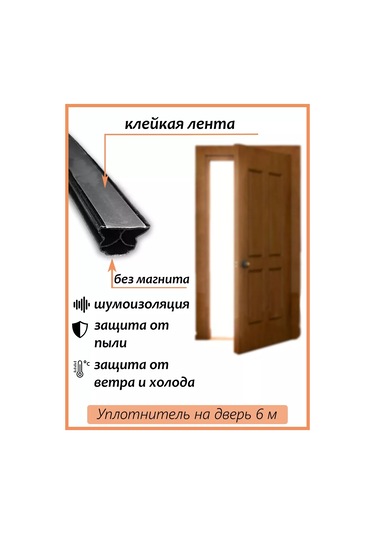 Profilegroup Kapılar İçin Kendinden Yapışkanlık Contası 6 M, Yalıtım Malzemesi 218224559 6