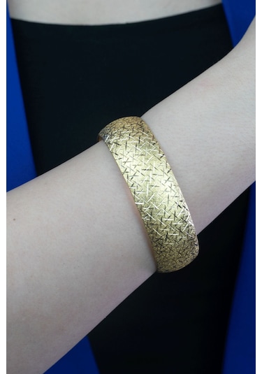 22 Ayar Altın Cam Kırığı Işçiliksiz Bilezik 20 Gr