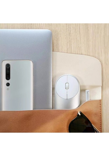 Xindoker Xiaomi Mi Portable 2 Kablosuz Mouse: Bt 4.2/2.4g Çift Mod, 4000dpı, Alüminyum Gövde, Windows/mac/android Uyumlu Ofis/ev Kullanıma
