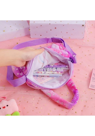 Conventions1 Tatlı Unicorn Çanta Kızlar Için Güzel Çocuklar Fuşya