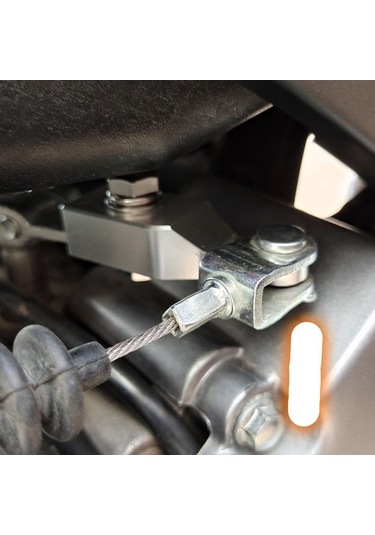 Novahub Suzuki Vstrom Dl250-gw250 Debriyaj Koruyucu Aksesuar, Gümüş, Motosiklet Efor Tasarrufu Braketi Gosterildigi Gibi