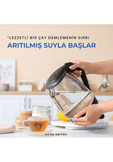 Su Arıtma Cihazı 5 Aşamalı 8 Lt. Pompasız - Kırmızı