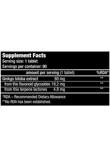 Biotech Usa Ginkgo Biloba 90 Tablet
