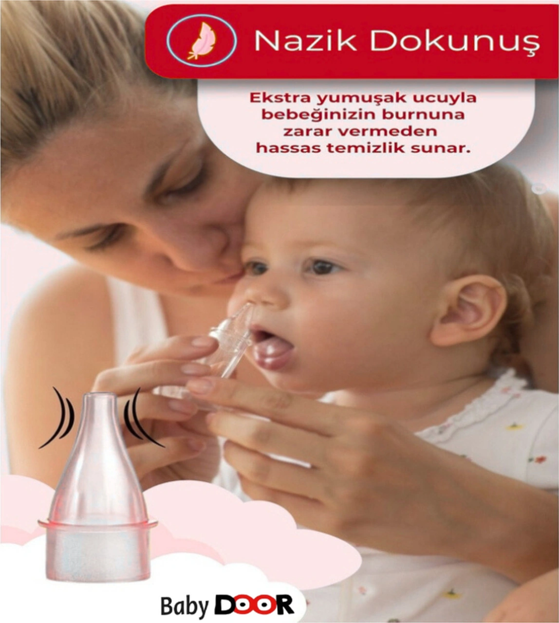3'lü Paket Nasal Burun Aspiratöru Tek Kullanımlık Filtreli Yedek Uç 30 Adet 3pk 10