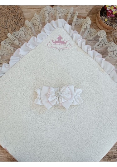 Kışlık Bebek Kundağı Unisex Bebek Dış Kundak Battaniyesi Hastane Çıkışı Kundak Battaniye Somon