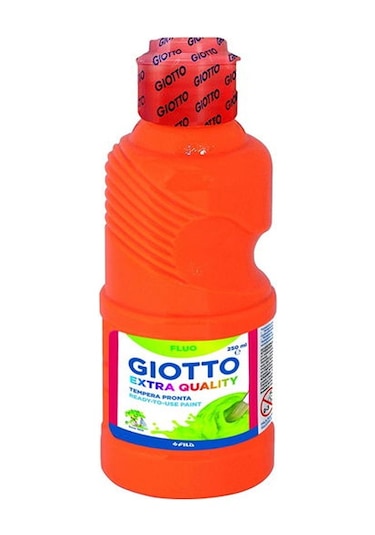 Giotto Fluo - Neon Guaj Boya 250 Ml. Fosforlu Turuncu