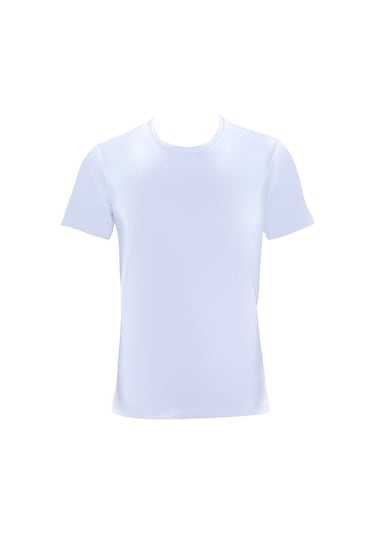 Erkek Fanila Bisiklet Yaka Aura 9506 - Beyaz Beyaz