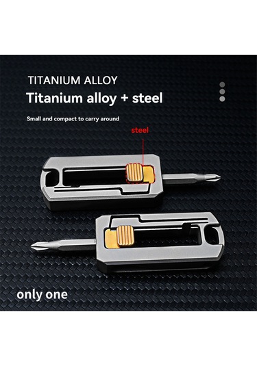 Leasetake Mini Tornavida Manyetik Küçük Bakım Kombinasyonu Çok İşlevli Taşınabilir Açık Hava Edc Araçları