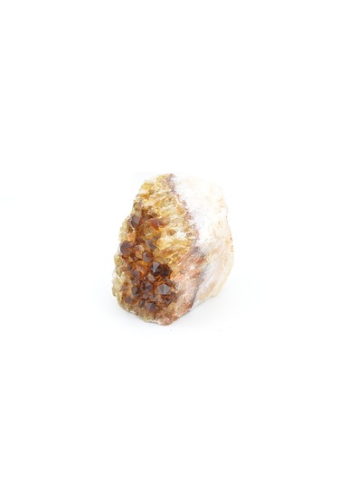 Hakiki Doğal Sitrin Taşı Kaya Parçası 431 Gram Sitrin Taşı