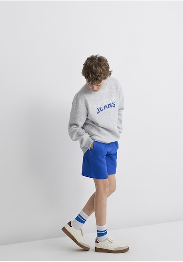 Mavi - Mavi Logo Baskılı Gri Sweatshirt 6s10031-85438