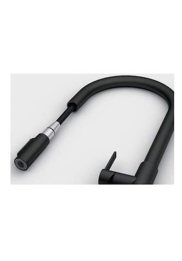 Franke Maris Slim Clear Water Matt Black Armatür Siyah