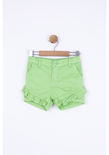 Xo Kids Kız Fırfırlı Şort 9 Ay - 2 Yaş 54716 Ksrt02012 Yeşil