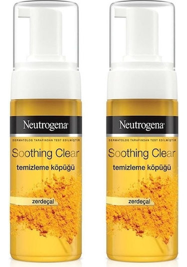 Neutrogena Soothing Clear Zerdeçal İçerikli Yüz Temizleme Köpüğü 2 x 150 ML