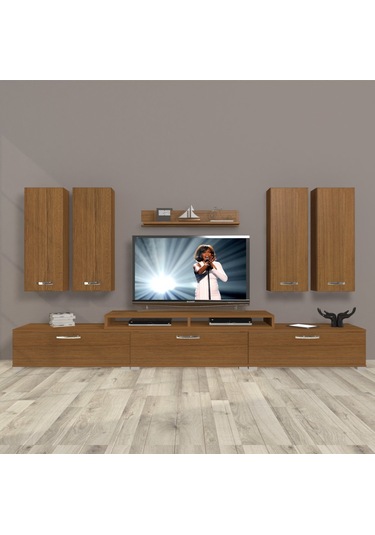 Decoraktiv Ekoflex 8d Slm Tv Ünitesi Tv Sehpası Ceviz