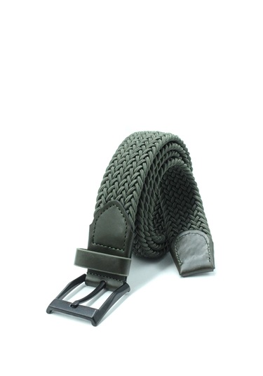 Örgü Lastik Kemer 3,5cm Yeşil Yeşil