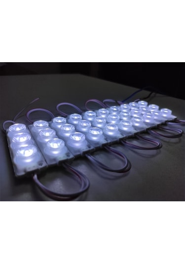 Replax Carub Camlı Parmak Led Lamba Beyaz 24 Volt Su Geçirmez 10'lu 3m