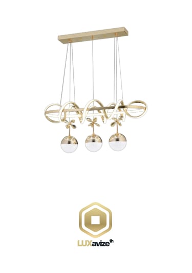Buse Masaüstü Ledliavize Sarı Gold