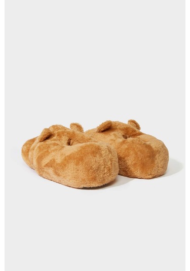 Defacto Erkek Çocuk Düz Taban Panduf F1915a825wnbn450 Kahve