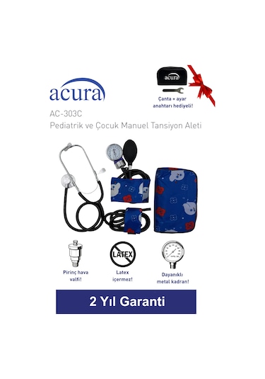 Acura Ac-303c Pediatrik Ve Çocuk Tansiyon Aleti