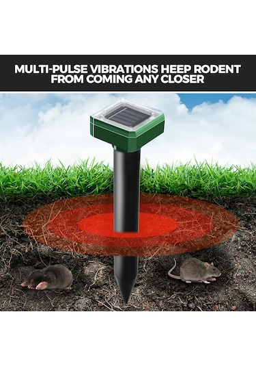 Qianfan 4 Adet Köstebek Kovucu, Tarla Faresi Kovucu, Çim