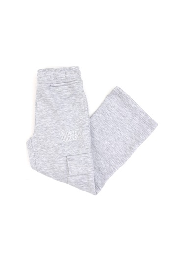 U.s. Polo Assn. Kız Çocuk Açık Gri Melanj Eşofman Altı 50316892-vr091 Acık Grı Melanj